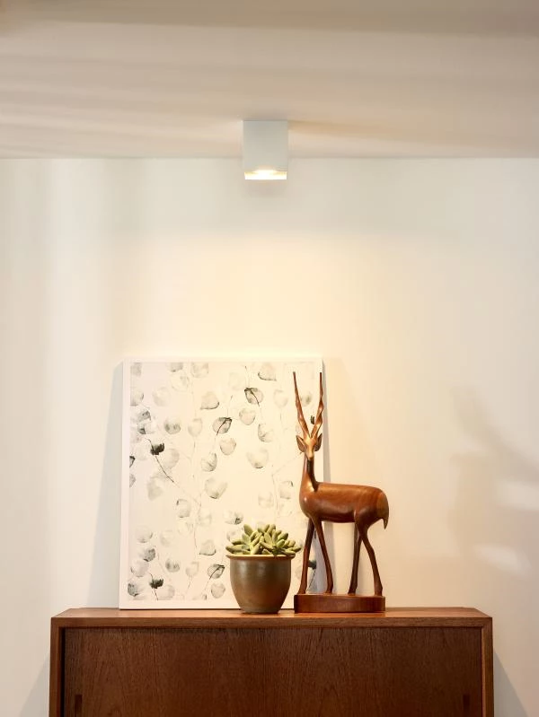 Lucide BODI - Ceiling spotlight - 1xGU10 - White - atmosphere 1